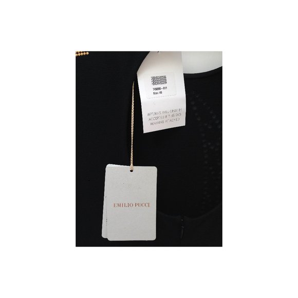 NWT Retail $5,215 Auth Pucci dress metallic studded swirl design SZ IT 40 US 4 - Picture 7 of 8